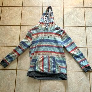 Buckle Stripped hoodie